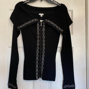 CACHE'  beaded sweater